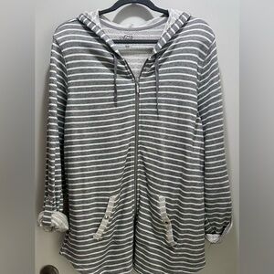 Style & Co. Sport Plus Full Zip Hoodie 2X